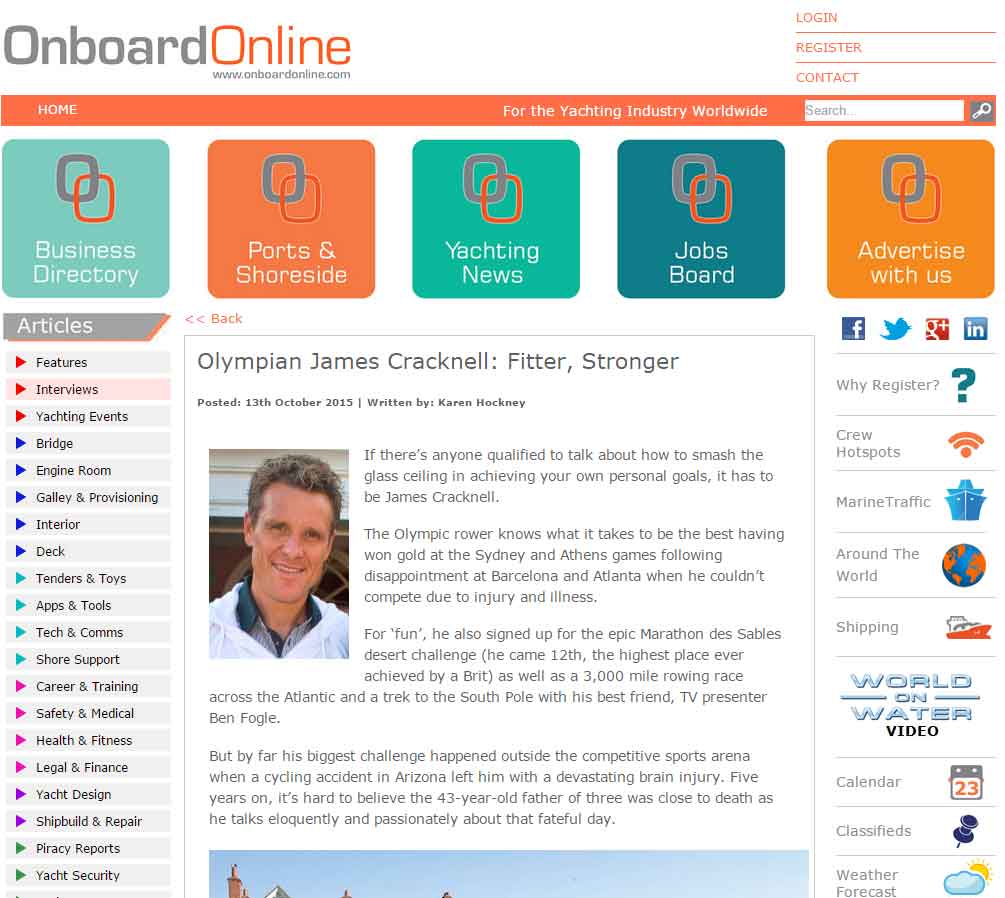 Onboard Online | Fitter Stronger